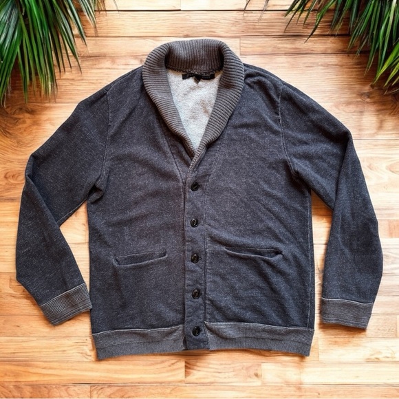 Urban Outfitters Standard Cloth Button-Up Cardigan - Large - Old Man Sweater